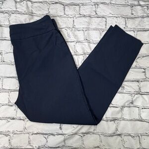 Van Heusen Navy Blue Stretchy Straight Leg Pants